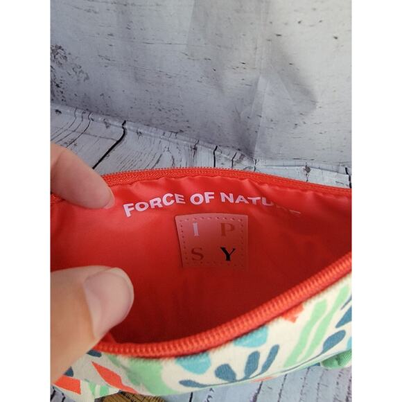 Ipsy Force Of Nature tropical Beach print makeup Glam bag - Picture 7 of 7